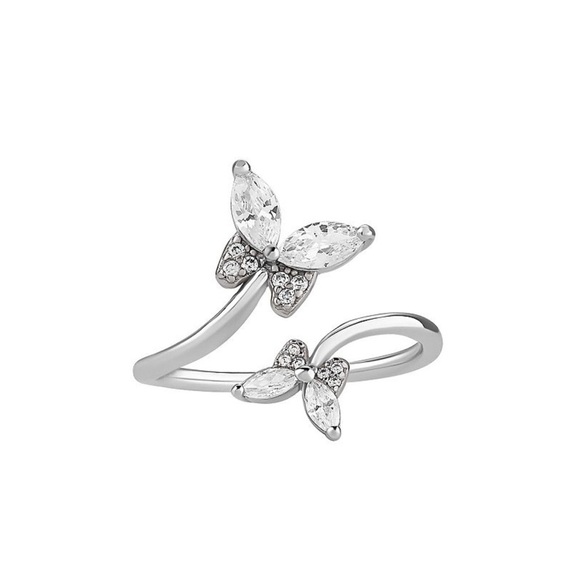 Primrose Sterling Silver Butterfly Ring - Size 9 🦋 - Picture 1 of 6